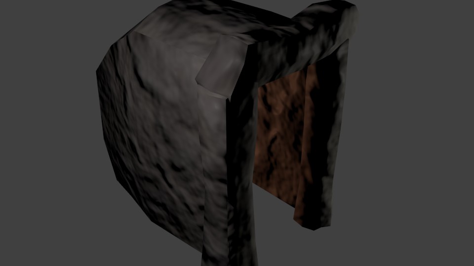 Low Poly Cave Entrance preview image 1